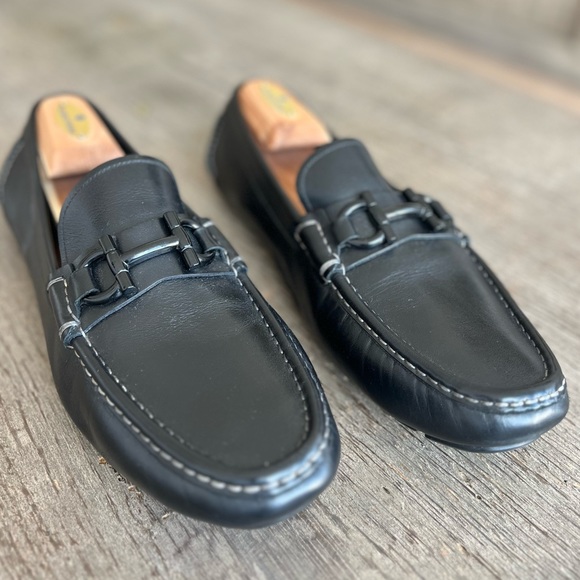 MENS SALVATORE FERRAGAMO DRIVER WITH GANCINI ORNAMENT - Picture 2 of 8